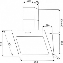 Вытяжка EXITEQ EX-1025 black