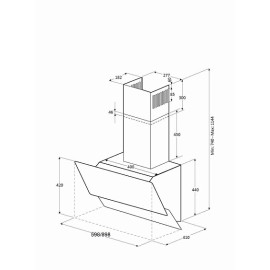 Вытяжка KUPPERSBERG f w910 b
