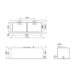Вытяжка SMEG KSG70HPE