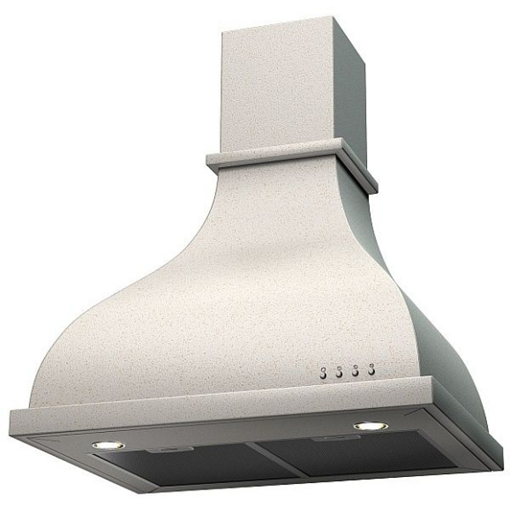 Каминная вытяжка Kronasteel Alisa 600 electronic золотой структурный