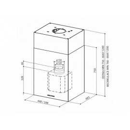 Вытяжка FABER CUBIA IS.GLOSS PLUS EV8 WH A45
