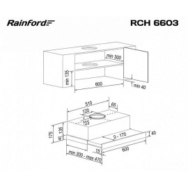 Вытяжка RAINFORD RCH-6603 White