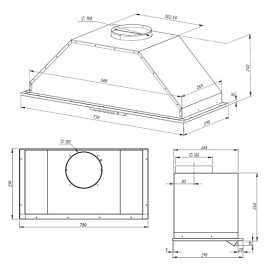 Вытяжка AKPO wk-4 neva eco 80 нержавейка
