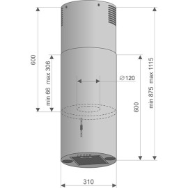 Вытяжка KONIGIN Fury Inox 31