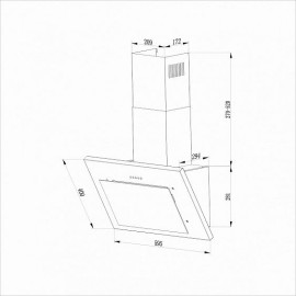 Вытяжка HEBERMANN HBKH 60.3 W