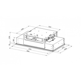 Вытяжка FABER INSIDE UP IX KL A90