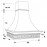 Каминная вытяжка VIALONA CAPPE Инфинити inca 550 90