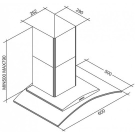 Вытяжка SCHAUB LORENZ SLD DW 6801
