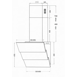 Вытяжка KUPPERSBERG f 625 w