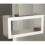 Вытяжка PANDO I-960/100 INOX - CRISTAL BLANCO BRILLANTE V.1250 ECO SEC