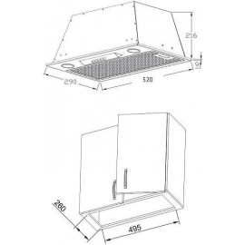 Вытяжка KORTING KHI 6530 W