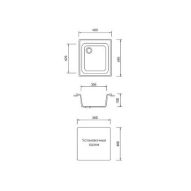 Кухонная мойка AQUAGRANITEX M-17 белый