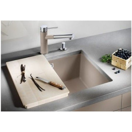 Кухонная мойка BLANCO SUBLINE 500-U SILGRANIT 523435 жемчужный