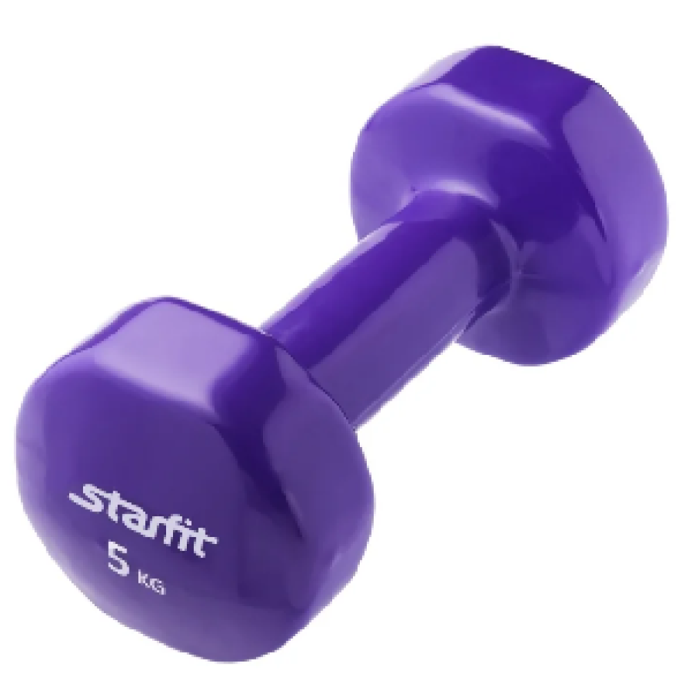 Гантель Starfit DB-101 5 кг фиолетовая