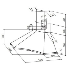 Вытяжка Faber SOLARIS EG6 LED X A100