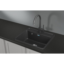 Кухонная мойка GRANULA ST-5601 чёрный
