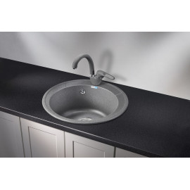 Кухонная мойка GRANULA ST-4802 графит
