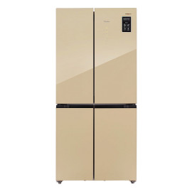 Холодильник TESLER RCD-482I BEIGE GLASS