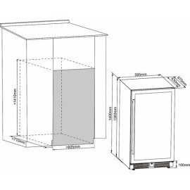 Винный шкаф CELLAR PRIVATE CP127-1TB