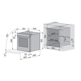 Паровой шкаф V-ZUG CombairSteamer V6000 60 CS6T-23038 платина