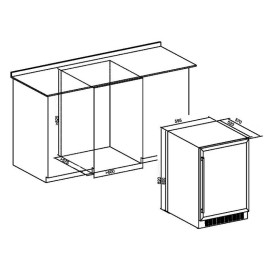 Винный шкаф WEISSGAUFF WWC-46 DB DualZone