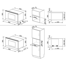 Микроволновая печь SMEG MP122B3