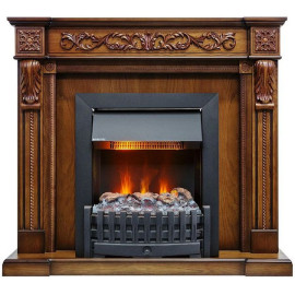 Камин DIMPLEX neapol под danville delux black (дуб антик)