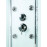 Душевая кабина BELBAGNO UNO-CAB-A-2-80-C-Cr