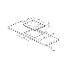 Варочная поверхность MILLEN MEH 602 BL