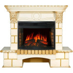 Камин ROYAL FLAME pierre luxe шампань под dioramic 25 fx слоновая кость с патиной 64907997