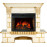 Камин ROYAL FLAME pierre luxe шампань под dioramic 25 fx слоновая кость с патиной 64907997