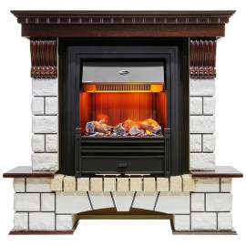 Камин DIMPLEX pierre luxe под brookline black (темный дуб)