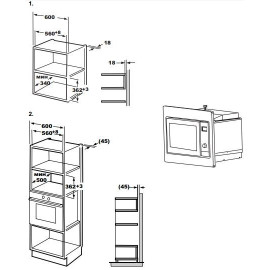 Микроволновая печь TEKA MWE 207 FI BLACK (40581129)