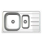 Кухонная мойка Zigmund & Shtain Rechteck 860D.8 polished с сифоном