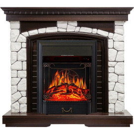 Камин ROYAL FLAME glasgow под majestic bl (темный дуб)