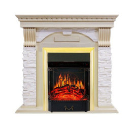 Камин ROYAL FLAME dublin арочный сланец крем под majestic bl (слоновая кость)