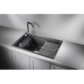 Кухонная мойка GRANULA KS-7305 чёрный