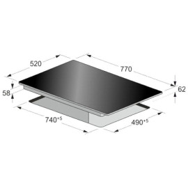 Встраиваемая электрическая варочная панель Kaiser KCT 7795 FI RotEm