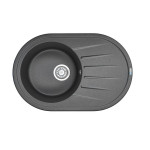Кухонная мойка GRANULA ST-7601 графит