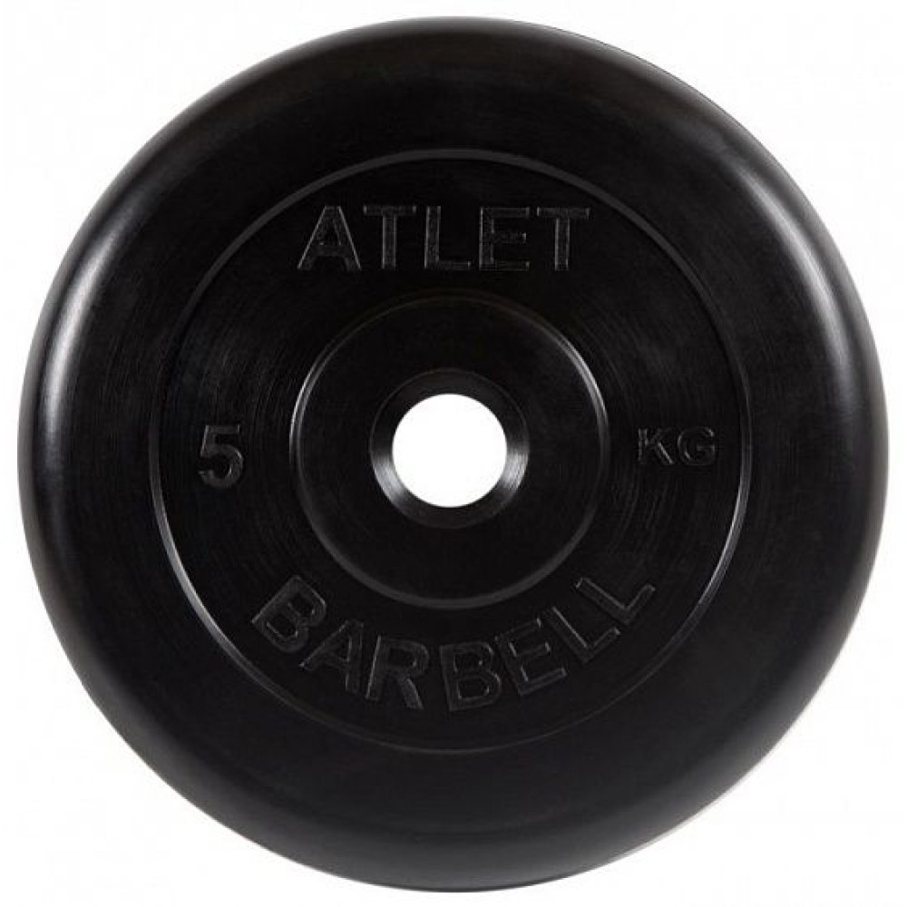 Диск обрезиненный MB Barbell MB-AtletB26-5
