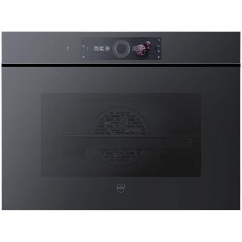Духовой шкаф V-ZUG Combair V6000 45 C6T-21067 чёрное стекло