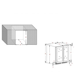 Винный шкаф CLIMADIFF CBU40D1B