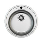 Кухонная мойка Zigmund & Shtain Kreis 510.7 polished с сифоном