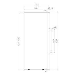 Винный шкаф PANDO PVMAVP 124-70CRR