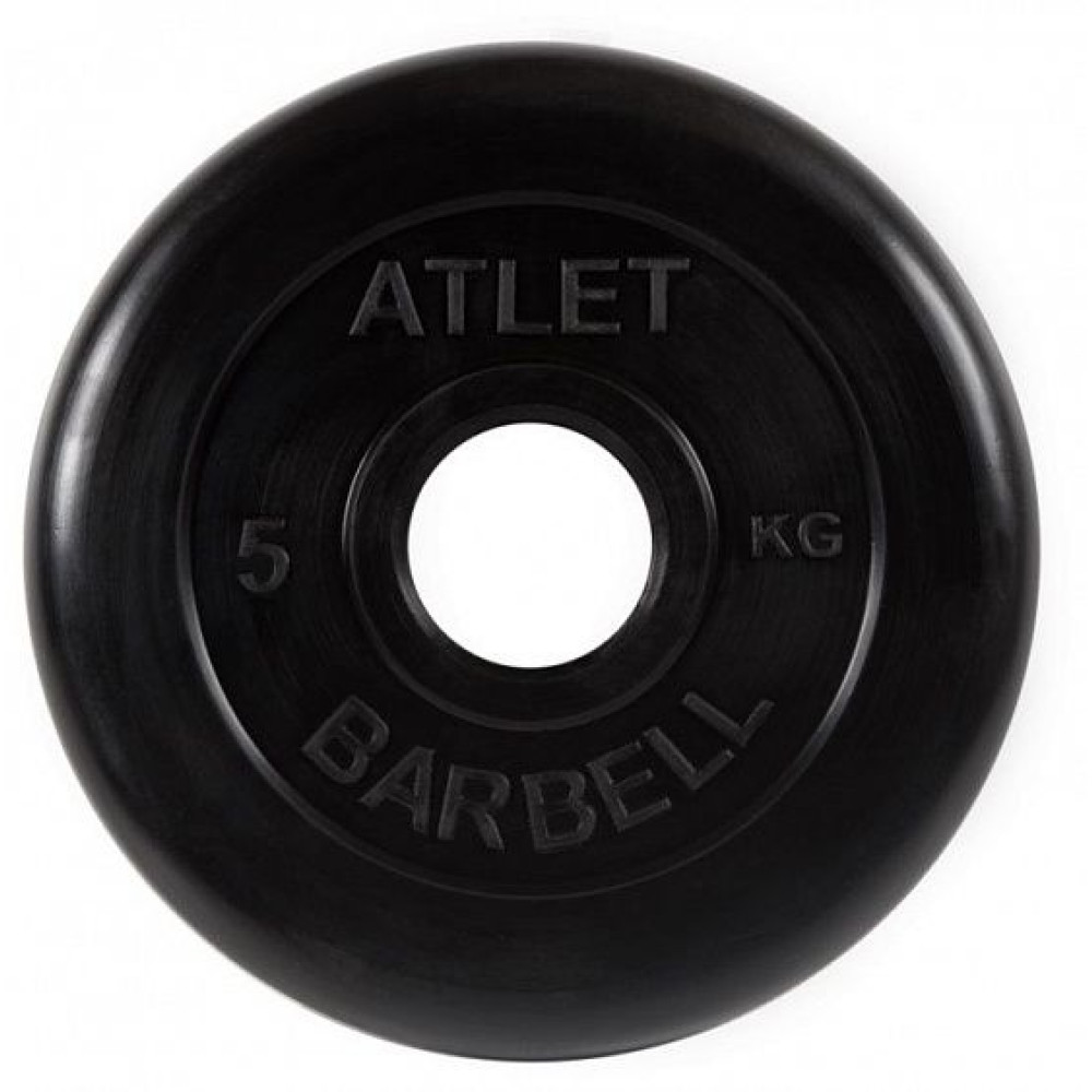Диск обрезиненный MB Barbell Atlet MB-AtletB51-5