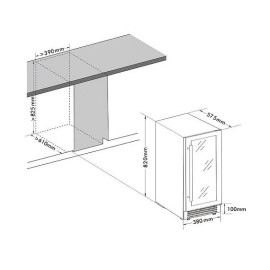 Винный шкаф CELLAR PRIVATE CP032-1T
