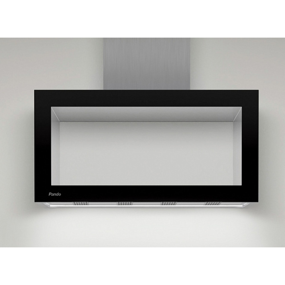 Вытяжка PANDO P-960/100 INOX/NEGRO BRILLO V.1250 ECO SEC