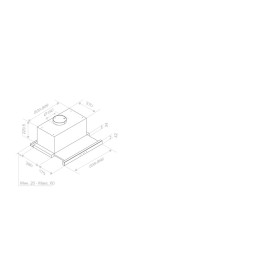 Вытяжка PANDO IES/90 INOX V.850 SEC FIX