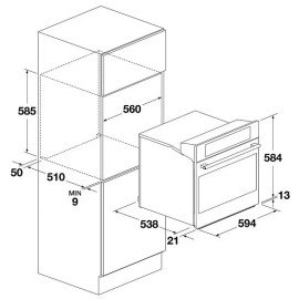 Духовой шкаф FULGOR Milano FCO 6215 TEM X