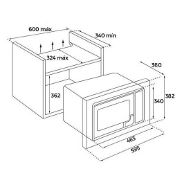 Микроволновая печь TEKA MWE 207 FI (40581117) STEEL (40581010)